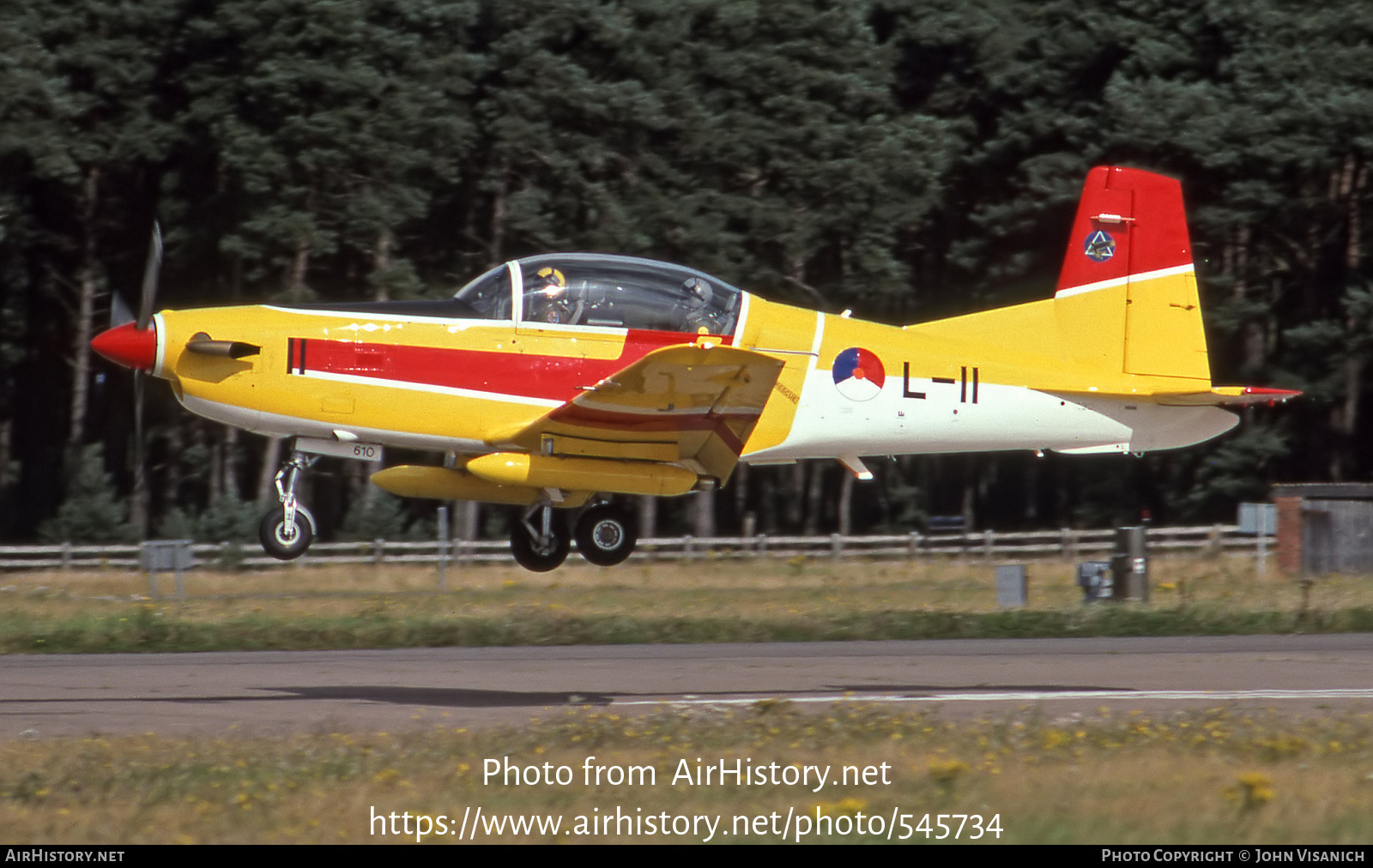 Aircraft Photo of L-11 | Pilatus PC-7 | Netherlands - Air Force | AirHistory.net #545734