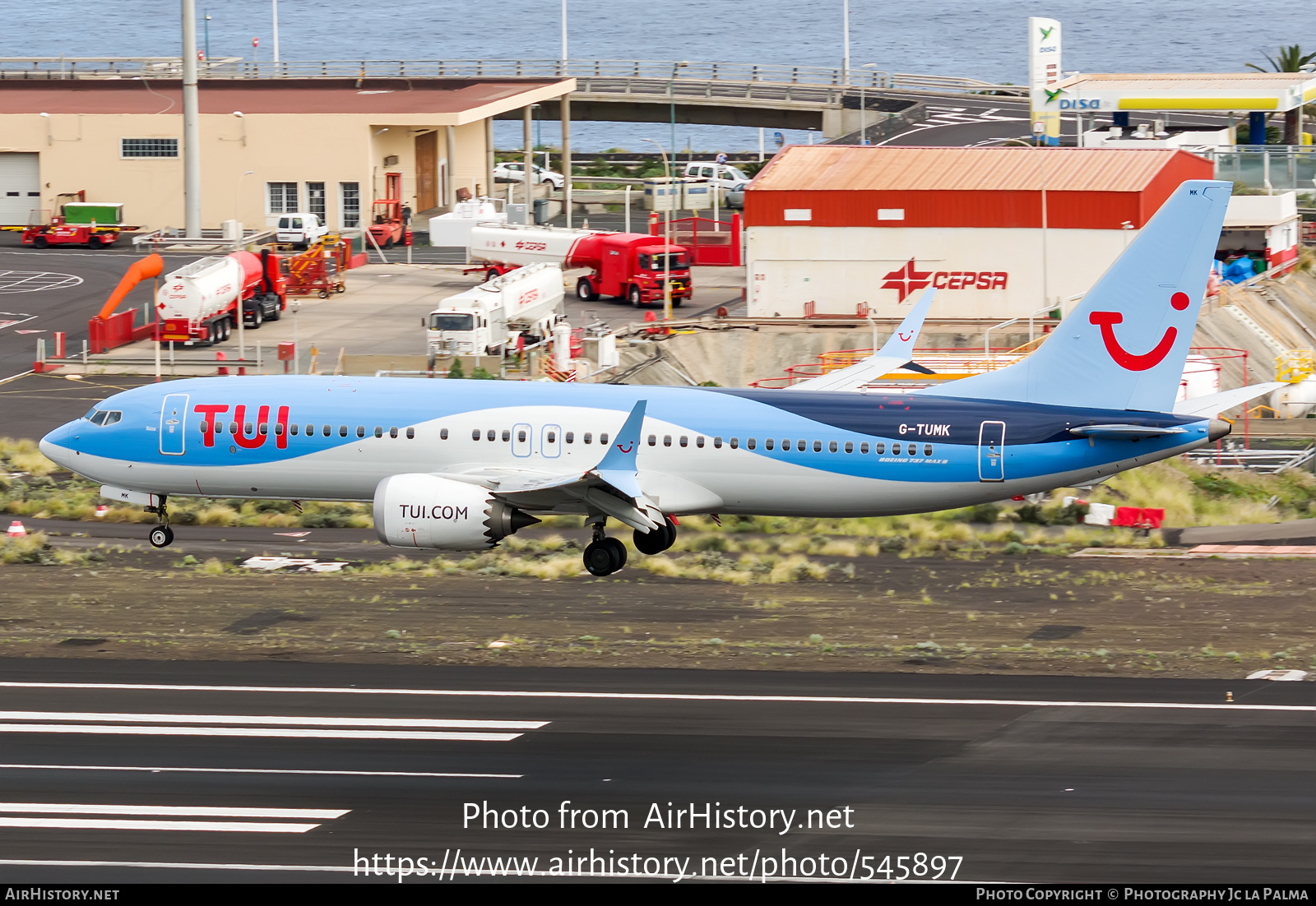 Aircraft Photo of G-TUMK | Boeing 737-8 Max 8 | TUI | AirHistory.net #545897