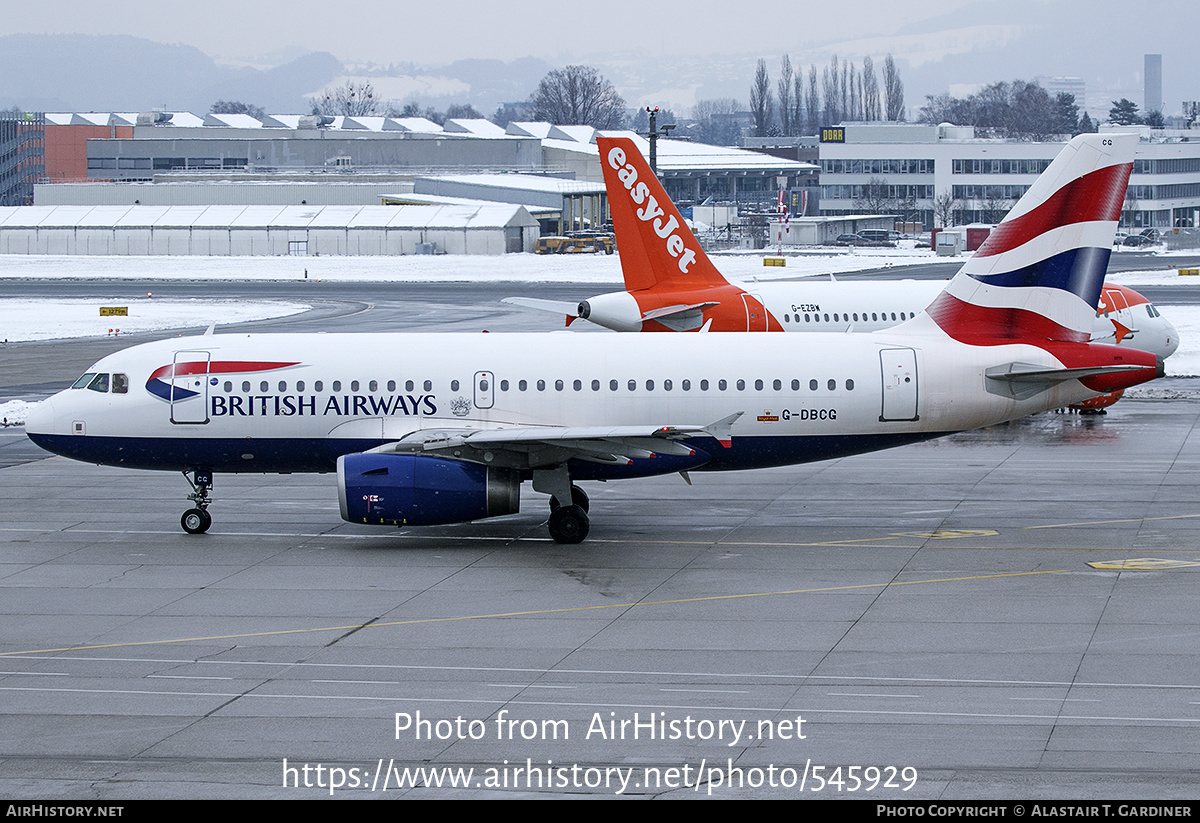 Aircraft Photo of G-DBCG | Airbus A319-131 | British Airways | AirHistory.net #545929