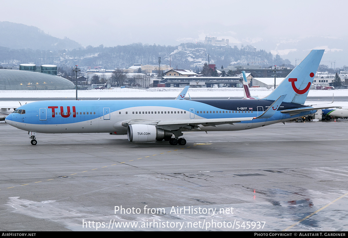 Aircraft Photo of G-OBYF | Boeing 767-304/ER | TUI | AirHistory.net #545937