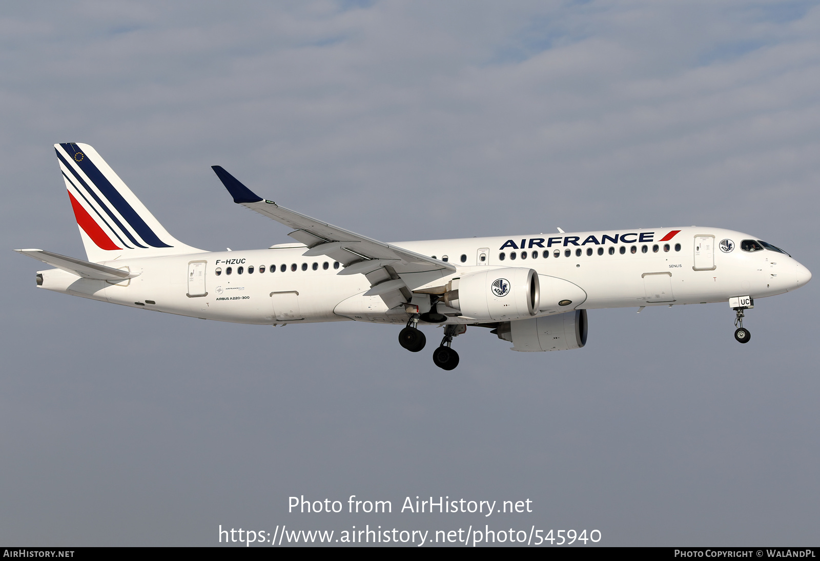 Aircraft Photo of F-HZUC | Airbus A220-371 (BD-500-1A11) | Air France | AirHistory.net #545940