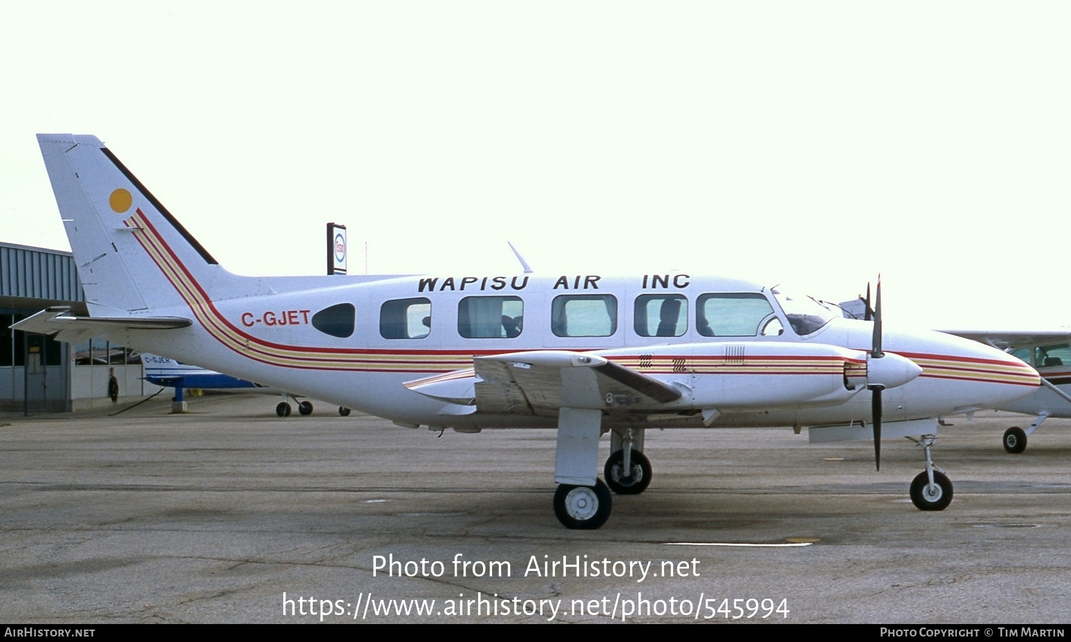 Aircraft Photo of C-GJET | Piper PA-31-350 Navajo Chieftain | Wapisu Air | AirHistory.net #545994