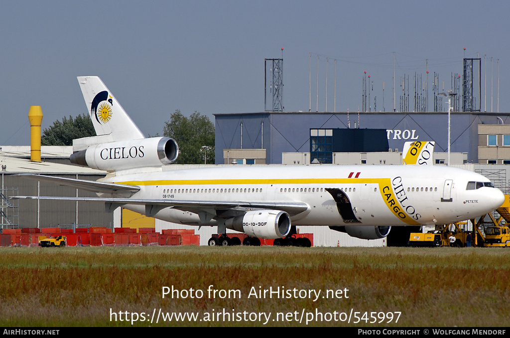 Aircraft Photo of OB-1749 | McDonnell Douglas DC-10-30CF | Cielos del Peru Cargo | AirHistory.net #545997