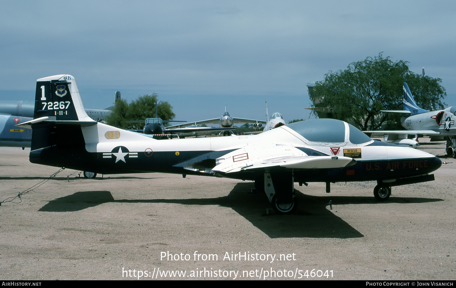 Aircraft Photo of 57-2267 / 72267 | Cessna T-37B Tweety Bird | USA - Air Force | AirHistory.net #546041