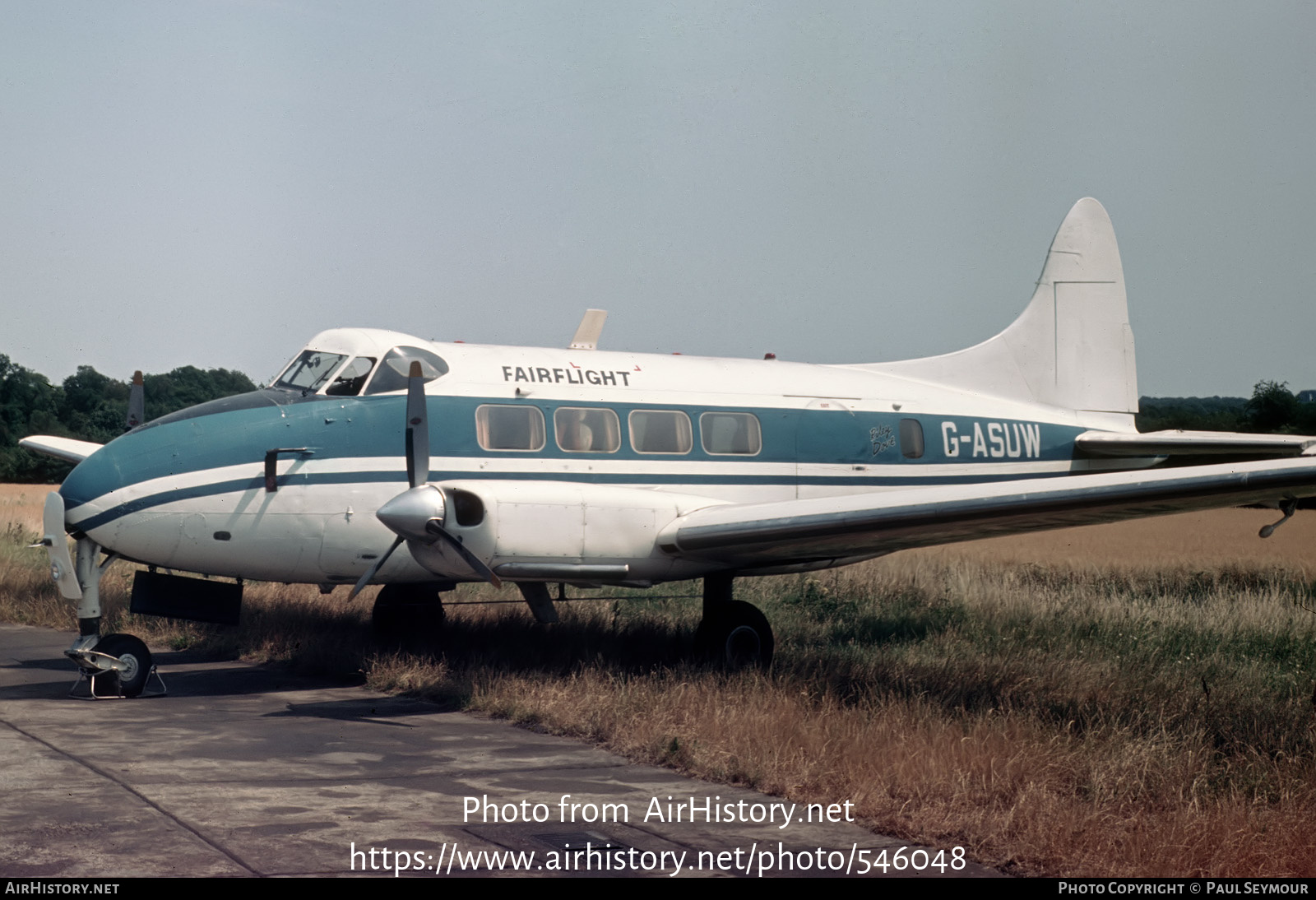 Aircraft Photo of G-ASUW | Riley Dove 2 | Fairflight Charters | AirHistory.net #546048