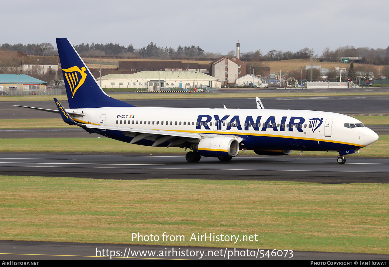 Aircraft Photo of EI-DLV | Boeing 737-8AS | Ryanair | AirHistory.net #546073