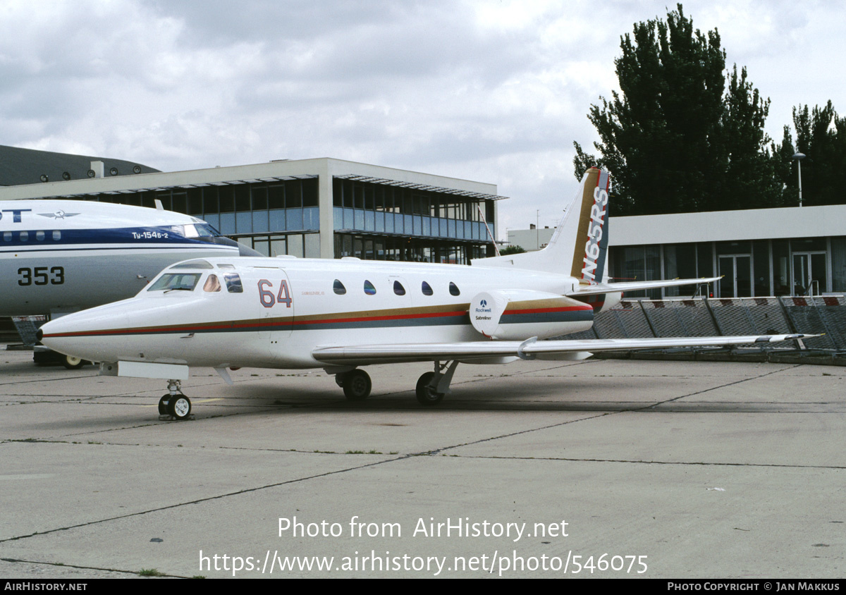 Aircraft Photo of N65RS | North American Rockwell NA-465 Sabreliner 65 | AirHistory.net #546075