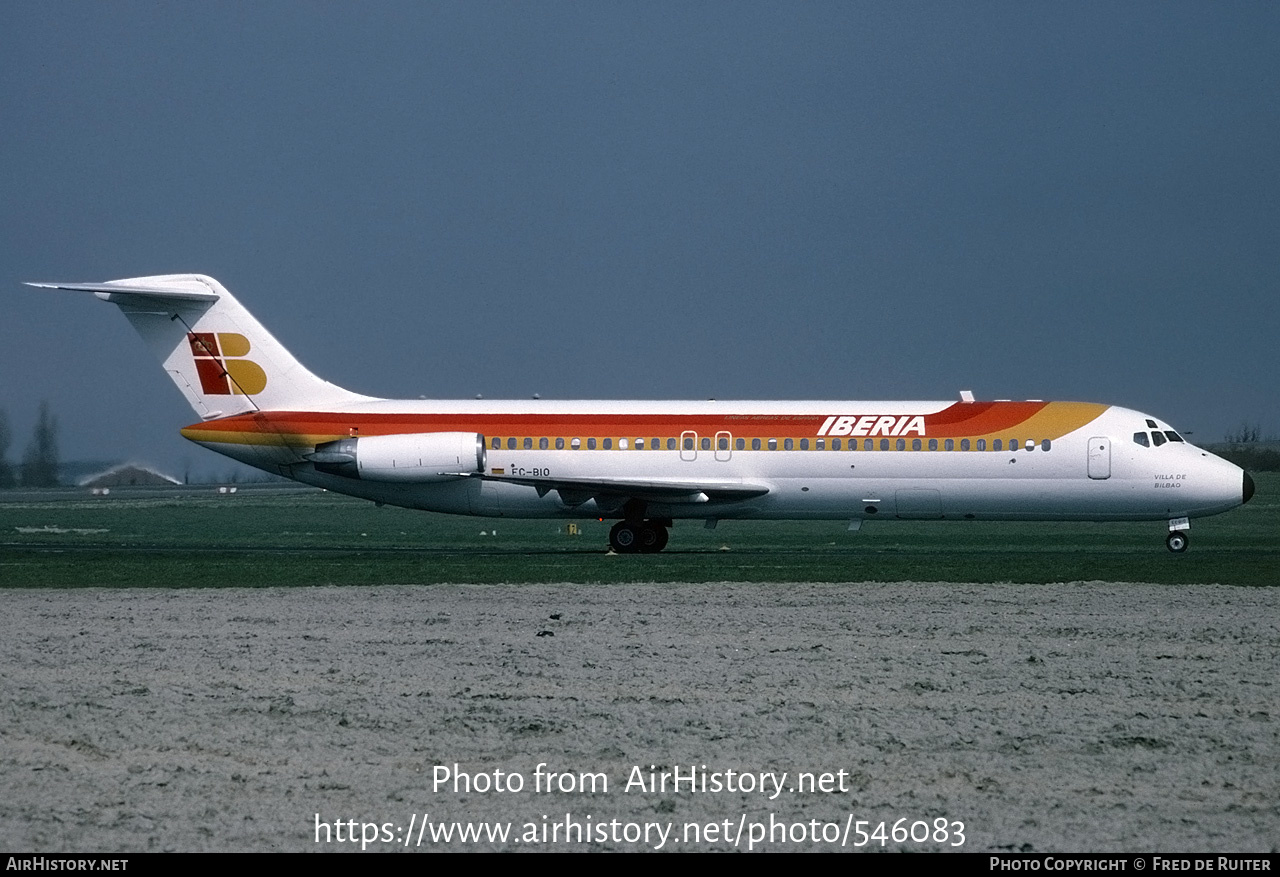 Aircraft Photo of EC-BIO | McDonnell Douglas DC-9-32 | Iberia | AirHistory.net #546083