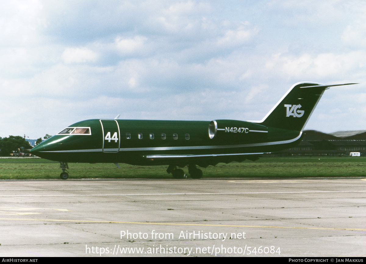 Aircraft Photo of N4247C | Canadair Challenger 600S (CL-600-1A11) | TAG Aviation | AirHistory.net #546084