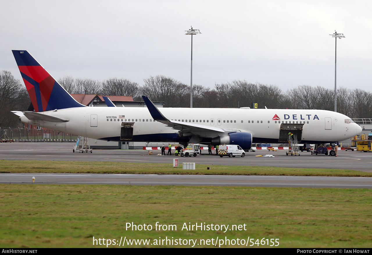 Aircraft Photo of N197DN | Boeing 767-332/ER | Delta Air Lines | AirHistory.net #546155