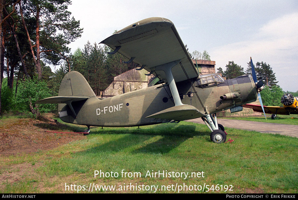 Aircraft Photo of D-FONF | Antonov An-2 | AirHistory.net #546192