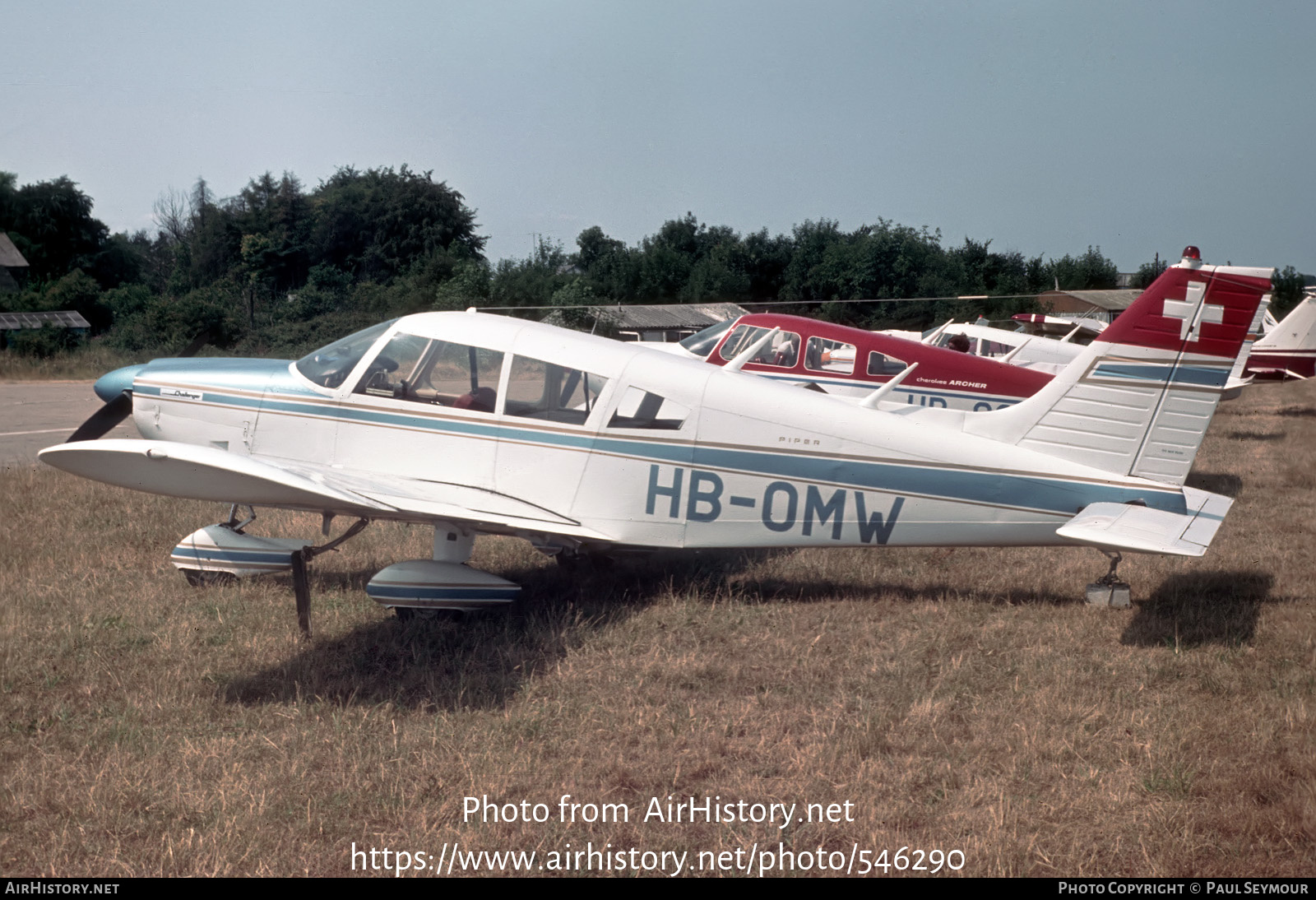 Aircraft Photo of HB-OMW | Piper PA-28-180 Cherokee Challenger | AirHistory.net #546290