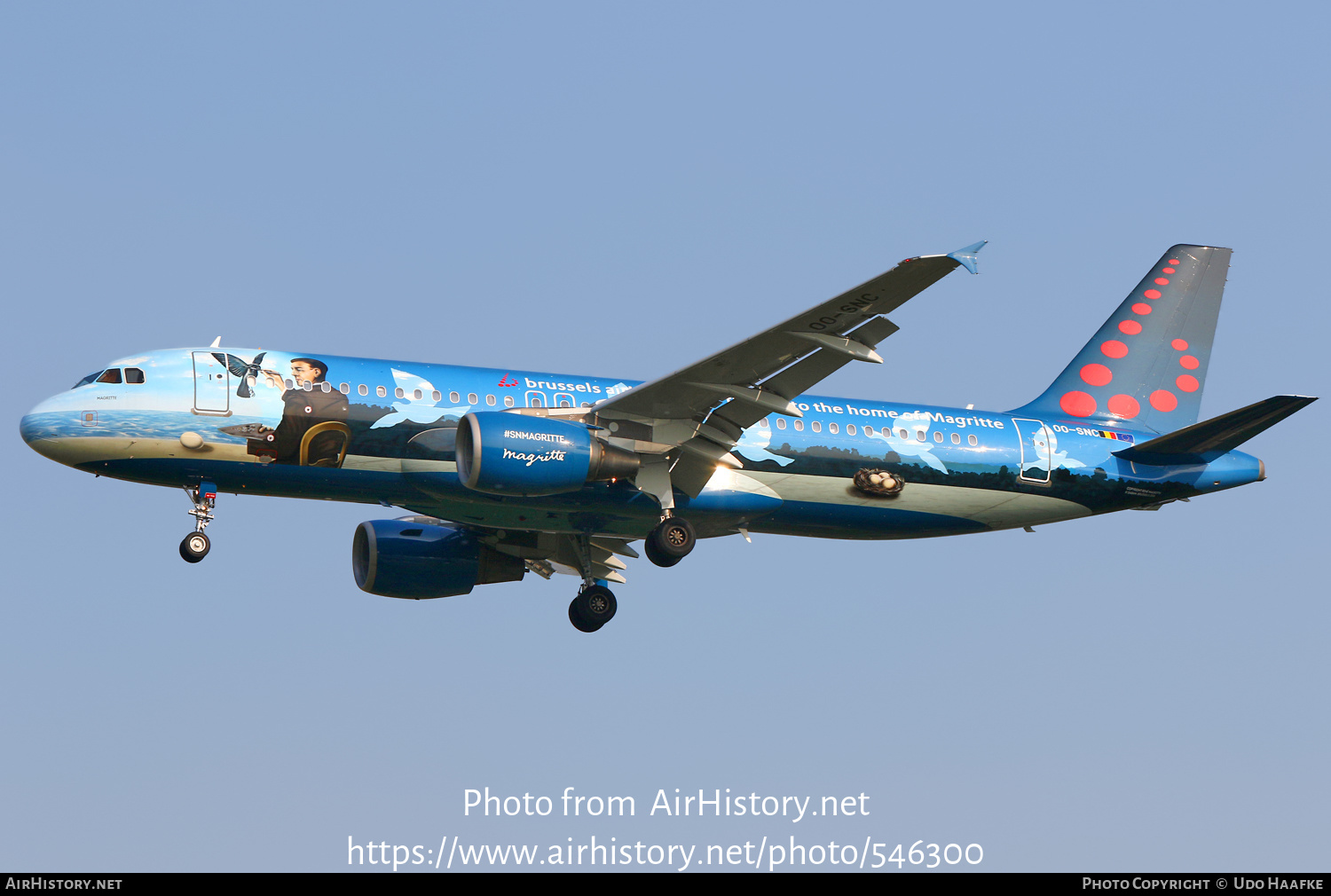 Aircraft Photo of OO-SNC | Airbus A320-214 | Brussels Airlines | AirHistory.net #546300