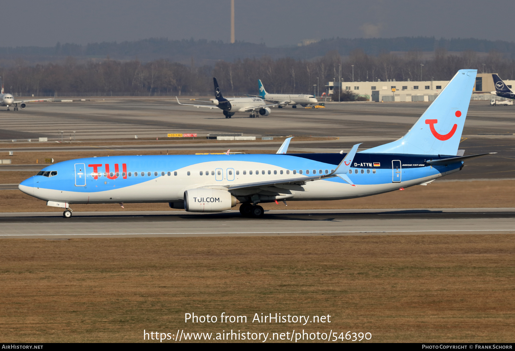 Aircraft Photo of D-ATYM | Boeing 737-8K5 | TUI | AirHistory.net #546390