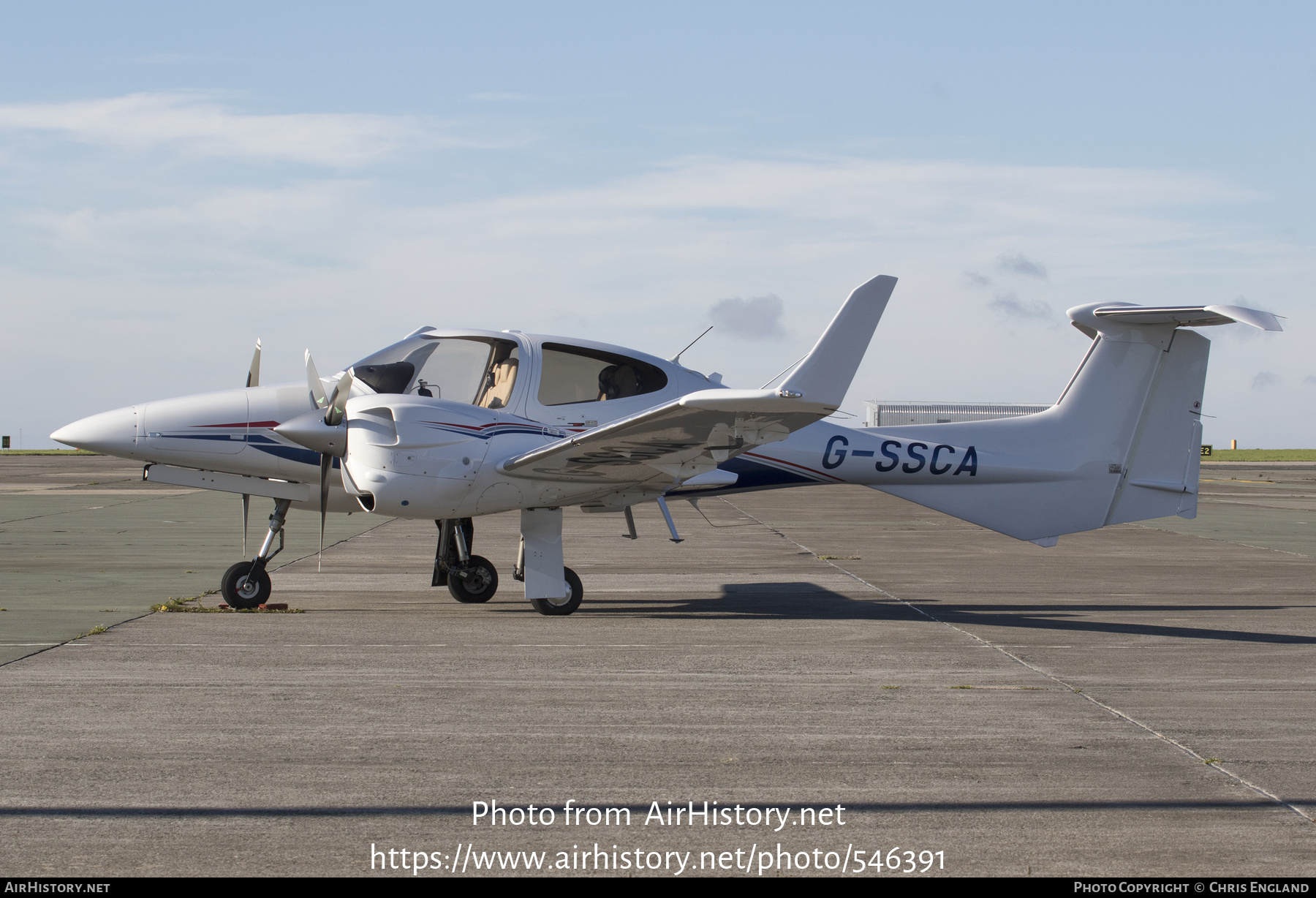 Aircraft Photo of G-SSCA | Diamond DA42 NG Twin Star | AirHistory.net #546391