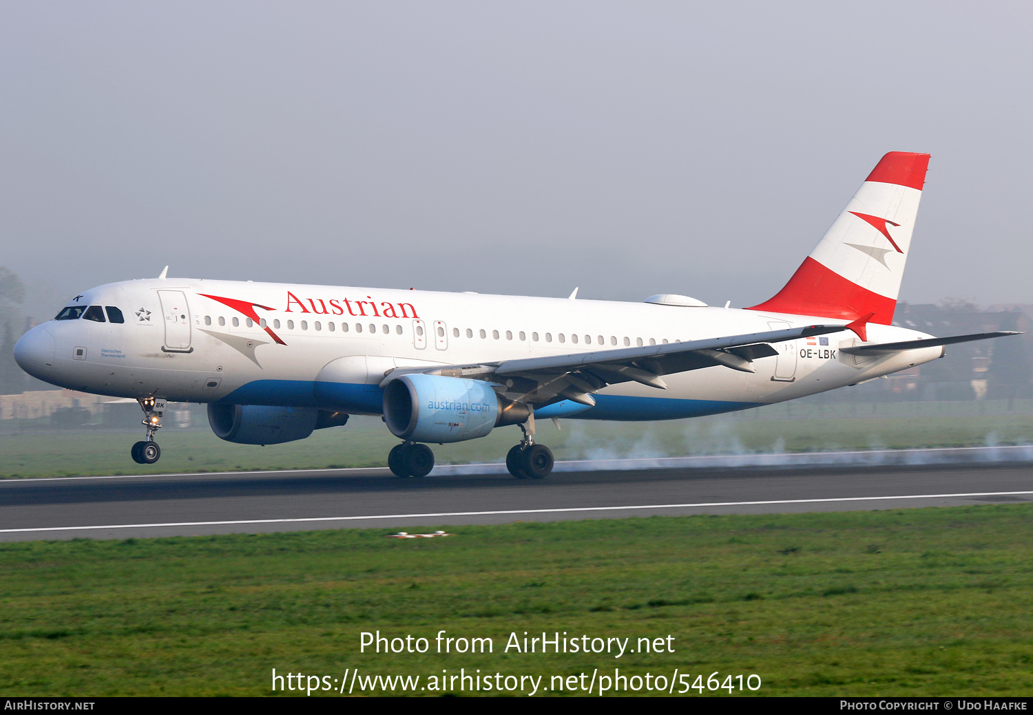 Aircraft Photo of OE-LBK | Airbus A320-214 | Austrian Airlines | AirHistory.net #546410