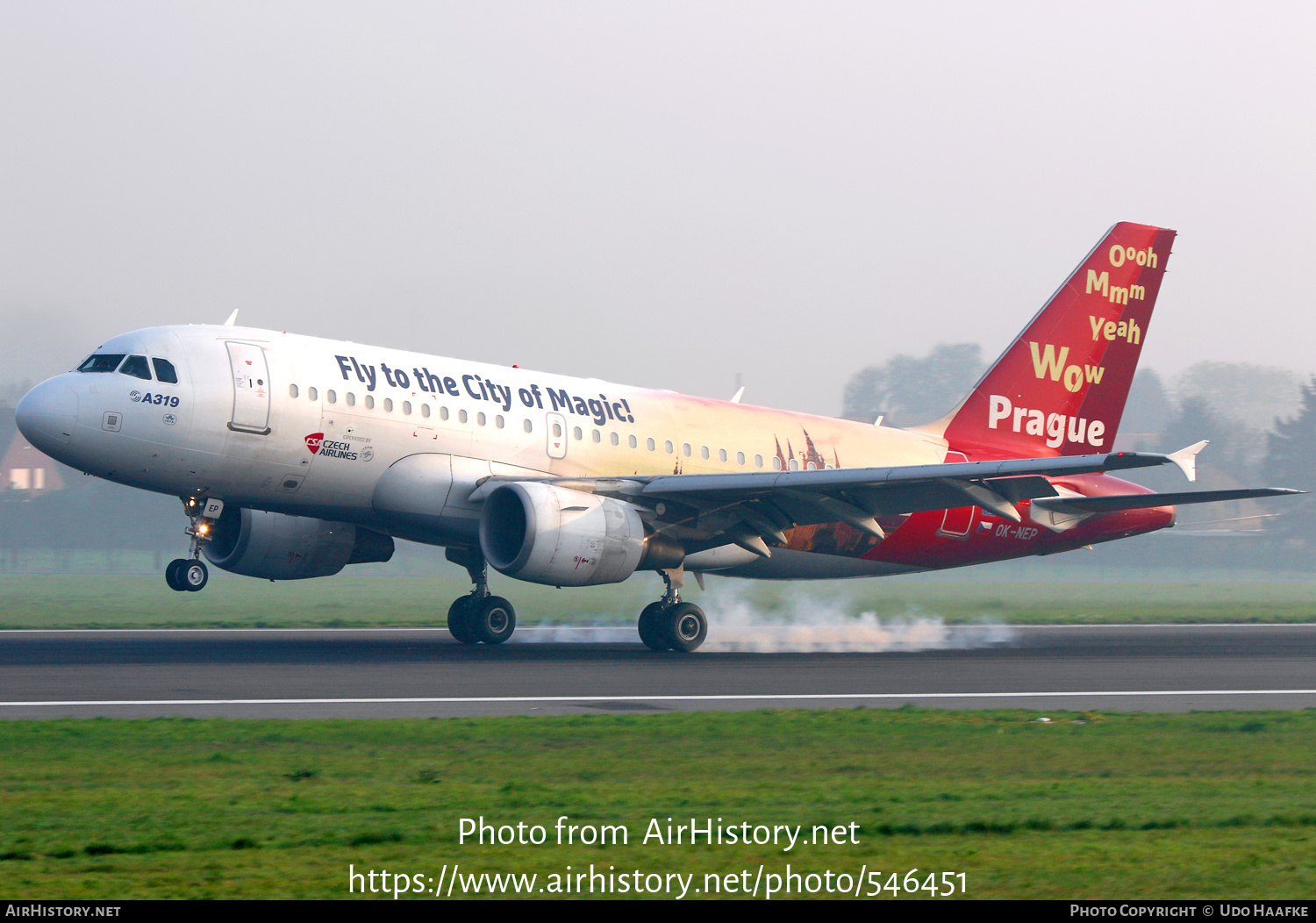 Aircraft Photo of OK-NEP | Airbus A319-112 | ČSA - Czech Airlines | AirHistory.net #546451