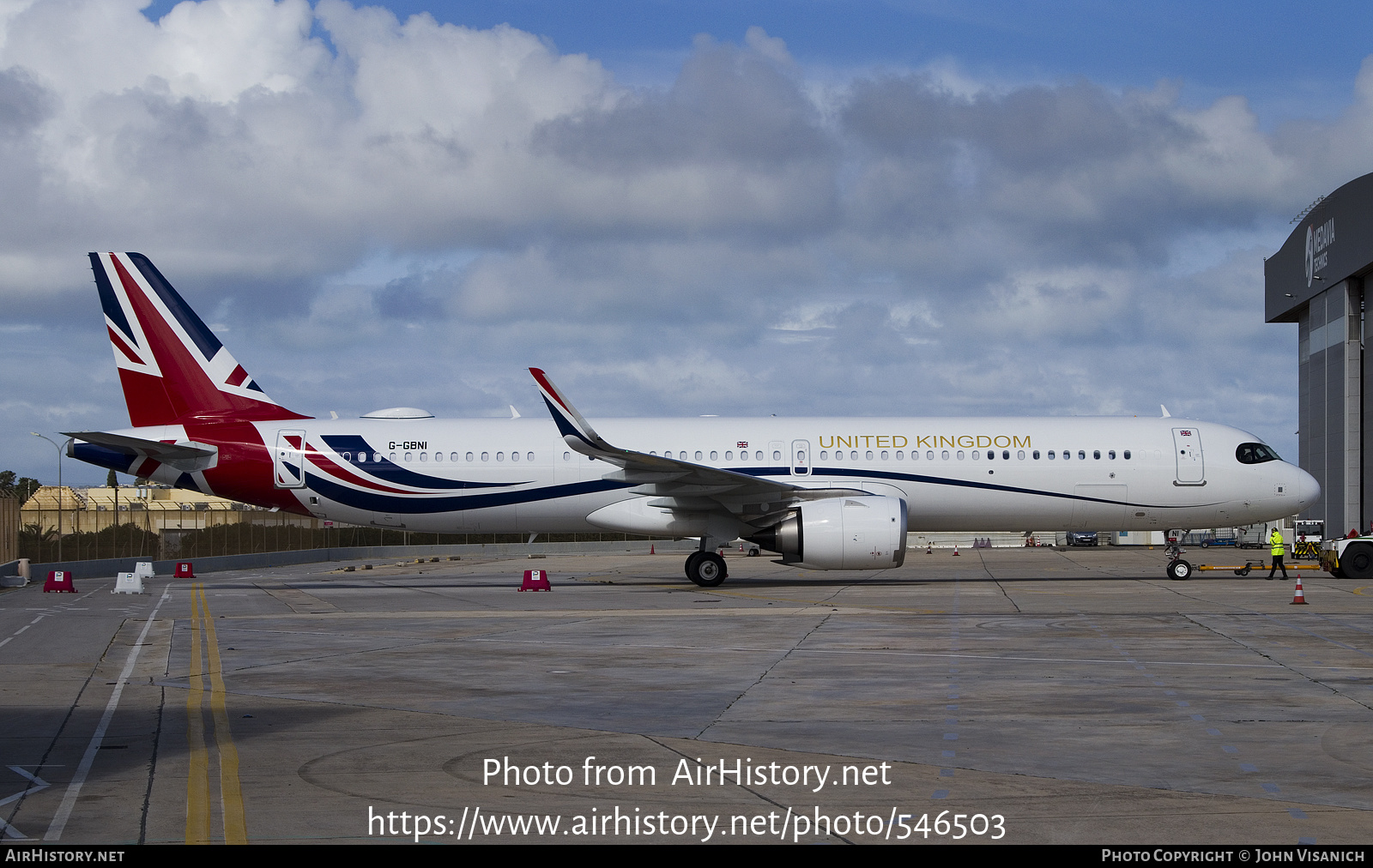 Aircraft Photo of G-GBNI | Airbus A321-253NX | United Kingdom Government | AirHistory.net #546503