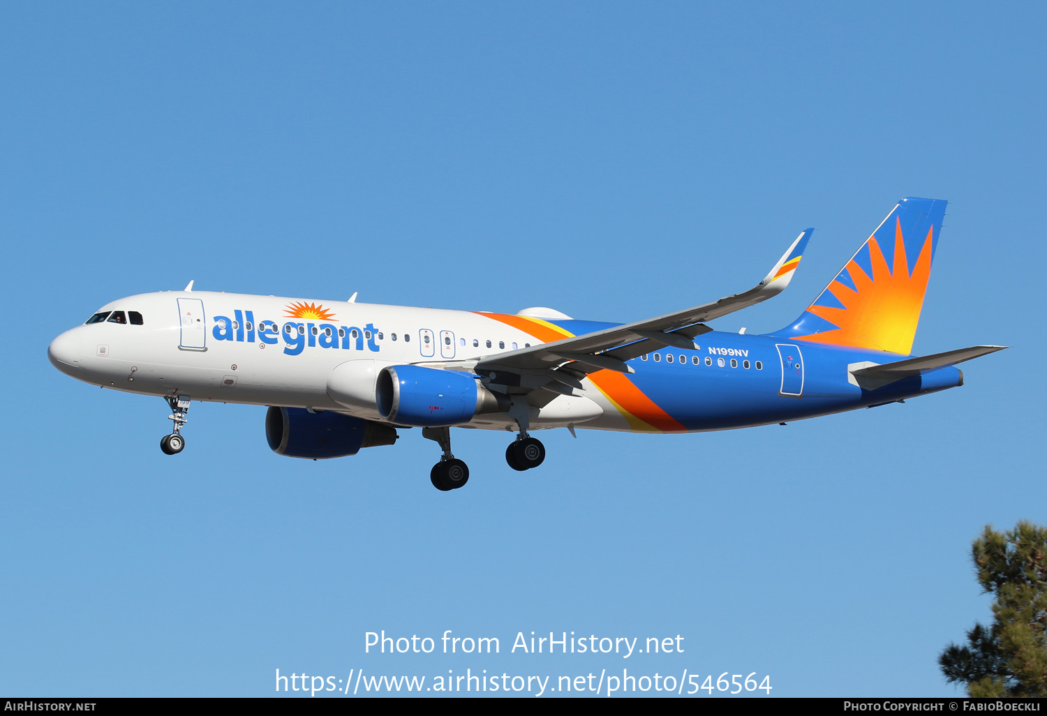 Aircraft Photo of N199NV | Airbus A320-214 | Allegiant Air | AirHistory.net #546564