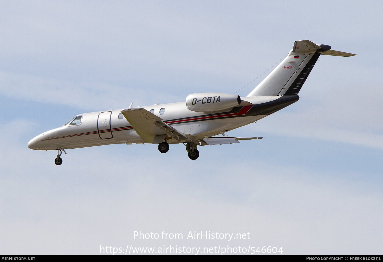 Aircraft Photo of D-CBTA | Cessna 525C CitationJet CJ4 | Brose Group | AirHistory.net #546604