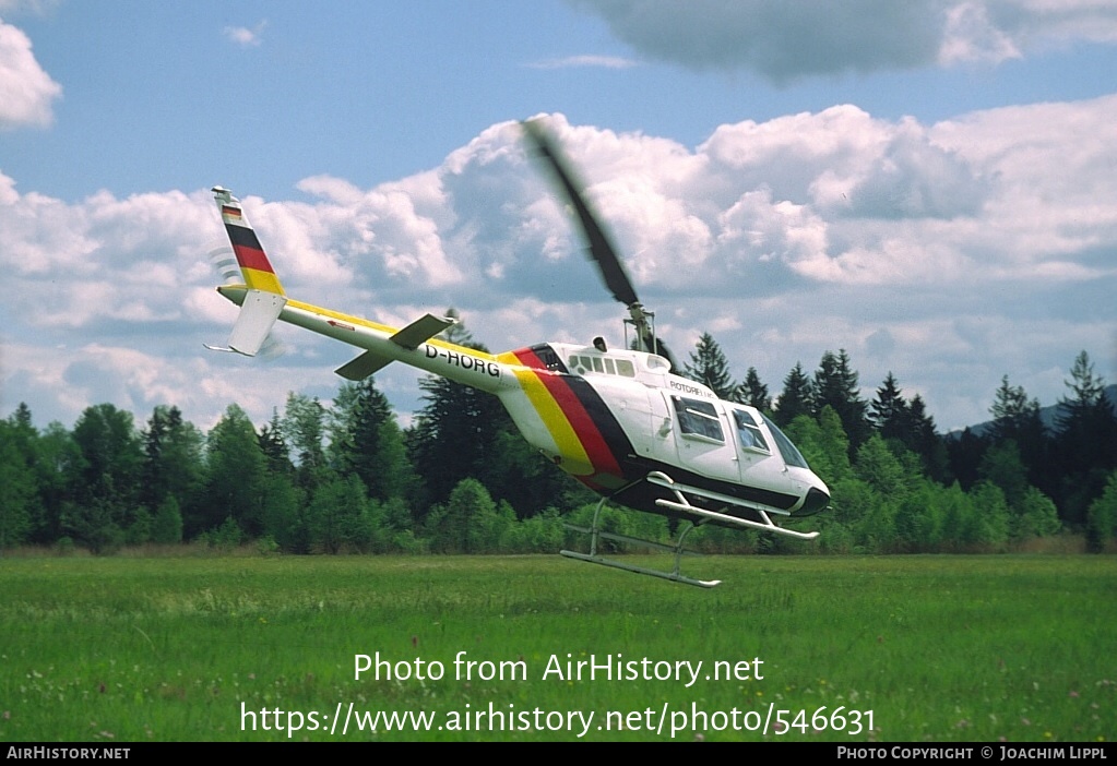 Aircraft Photo of D-HORG | Bell AB-206B JetRanger II | Rotorflug | AirHistory.net #546631