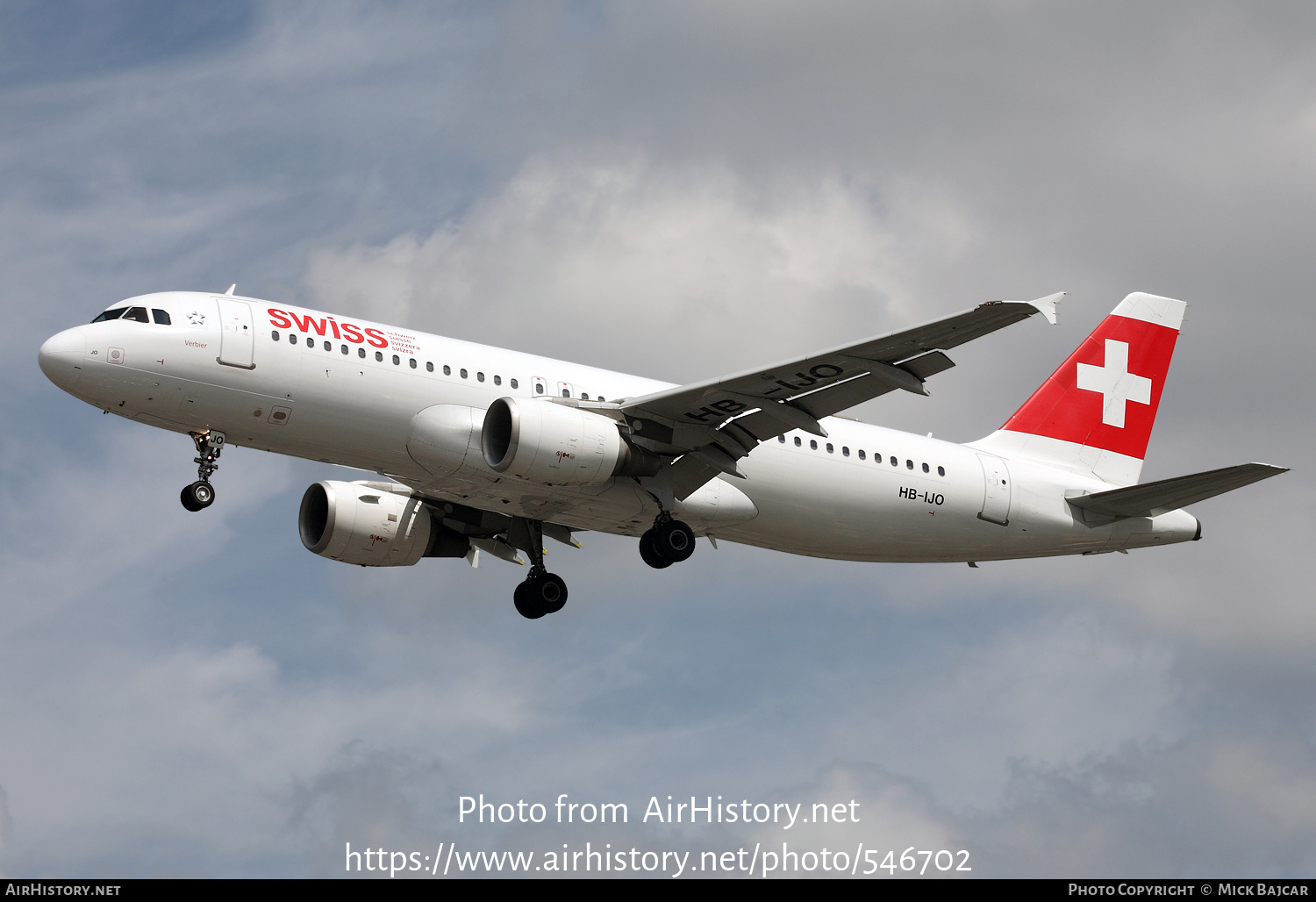 Aircraft Photo of HB-IJO | Airbus A320-214 | Swiss International Air Lines | AirHistory.net #546702