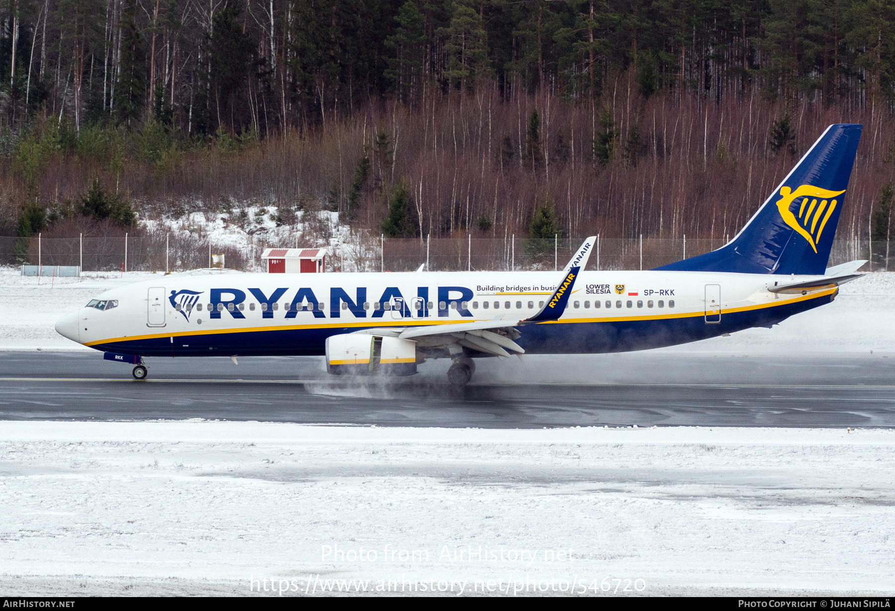 Aircraft Photo of SP-RKK | Boeing 737-800 | Ryanair | AirHistory.net #546720