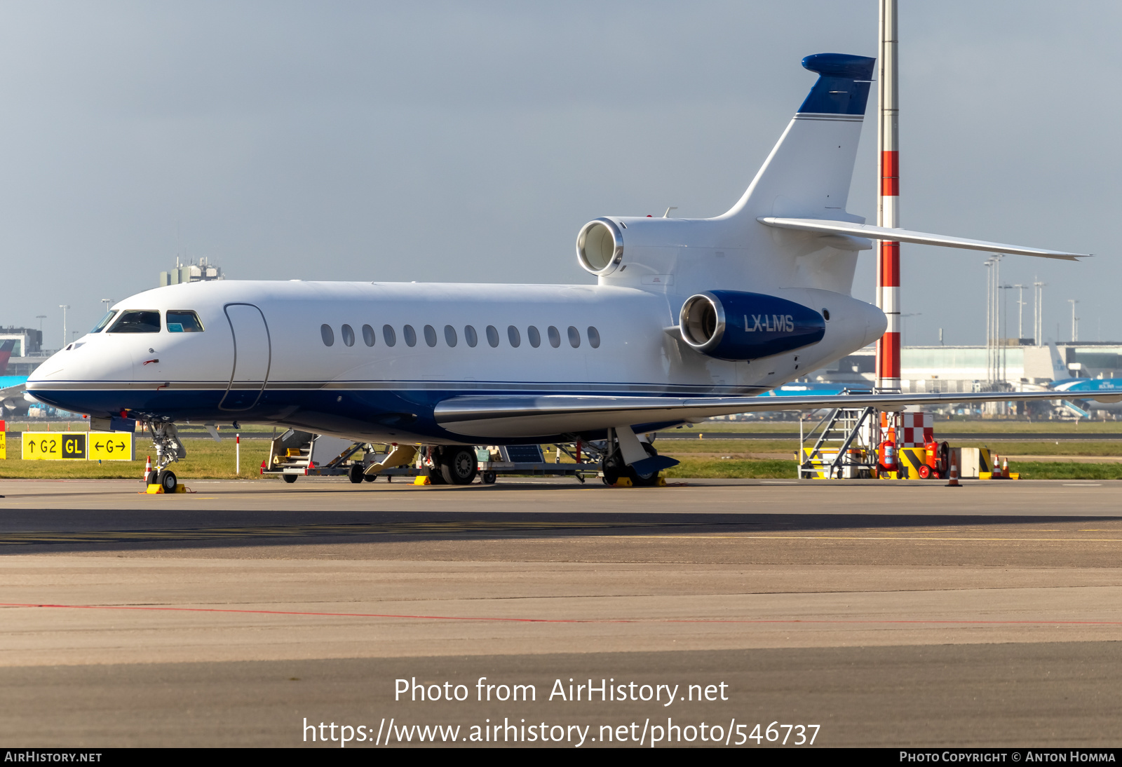 Aircraft Photo of LX-LMS | Dassault Falcon 7X | AirHistory.net #546737