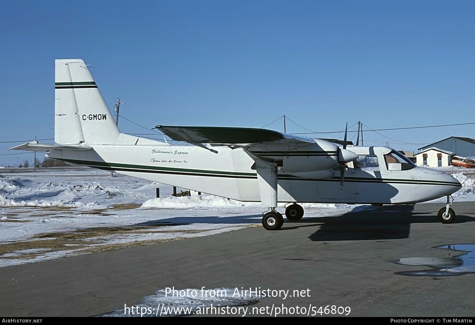 Aircraft Photo of C-GMOW | Britten-Norman BN-2A-27 Islander | Bolton Lake Air Services | AirHistory.net #546809