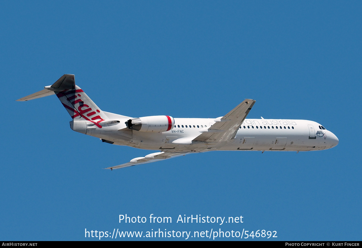 Aircraft Photo of VH-FNC | Fokker 100 (F28-0100) | Virgin Australia Regional Airlines | AirHistory.net #546892