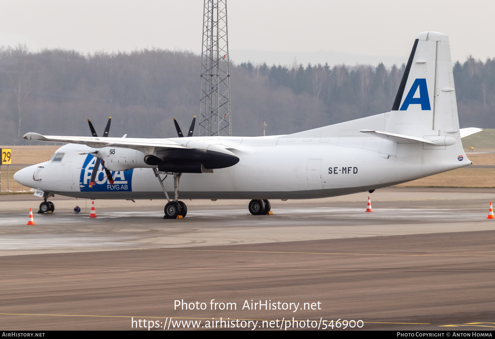 Aircraft Photo of SE-MFD | Fokker 50/F | Amapola Flyg | AirHistory.net #546900