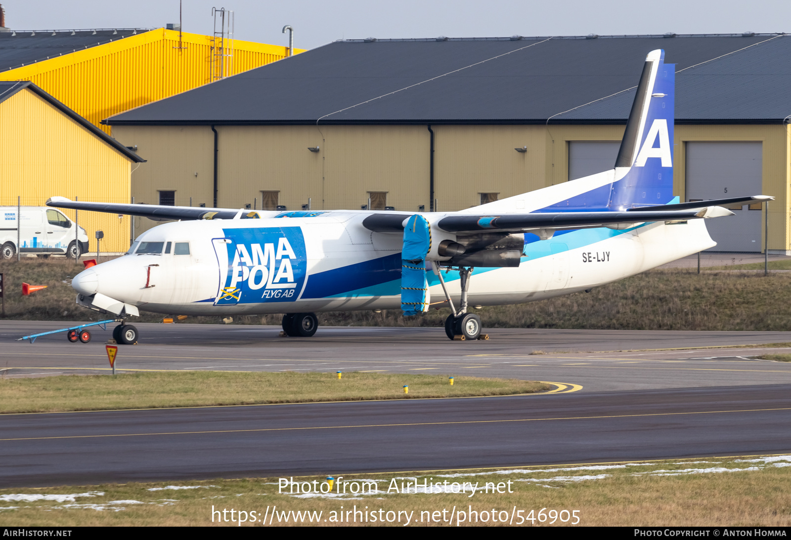 Aircraft Photo of SE-LJY | Fokker 50/F | Amapola Flyg | AirHistory.net #546905