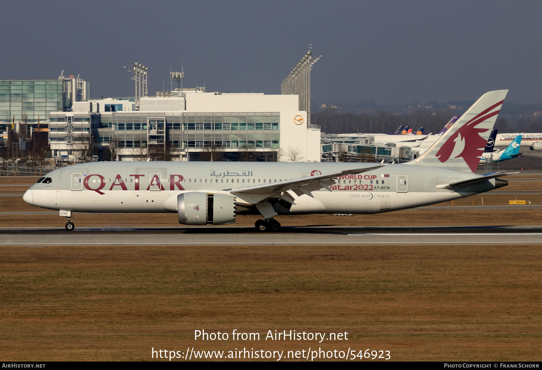 Aircraft Photo of A7-BCN | Boeing 787-8 Dreamliner | Qatar Airways | AirHistory.net #546923