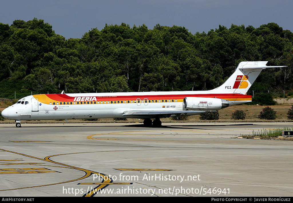 Aircraft Photo of EC-FEZ | McDonnell Douglas MD-87 (DC-9-87) | Iberia | AirHistory.net #546941