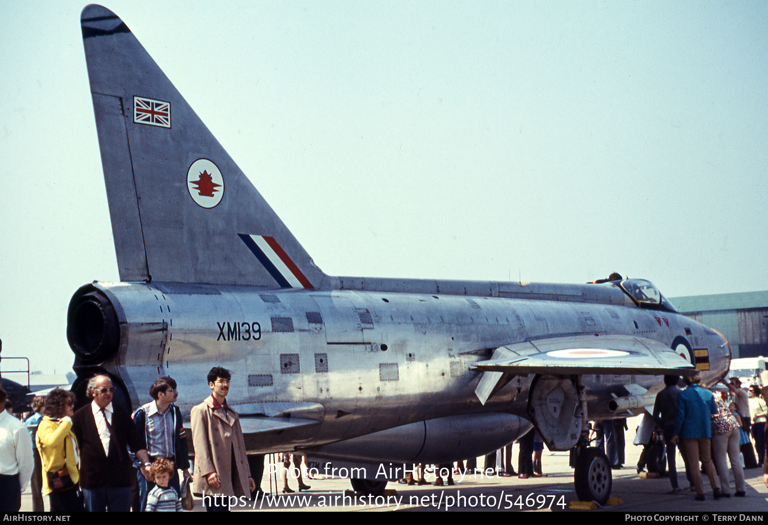 Aircraft Photo of XM139 | English Electric Lightning F1 | UK - Air Force | AirHistory.net #546974