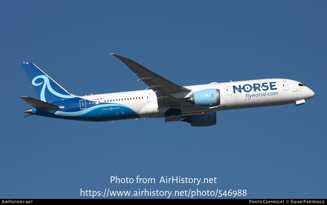 Aircraft Photo of LN-FNG | Boeing 787-9 Dreamliner | Norse Atlantic Airways | AirHistory.net #546988