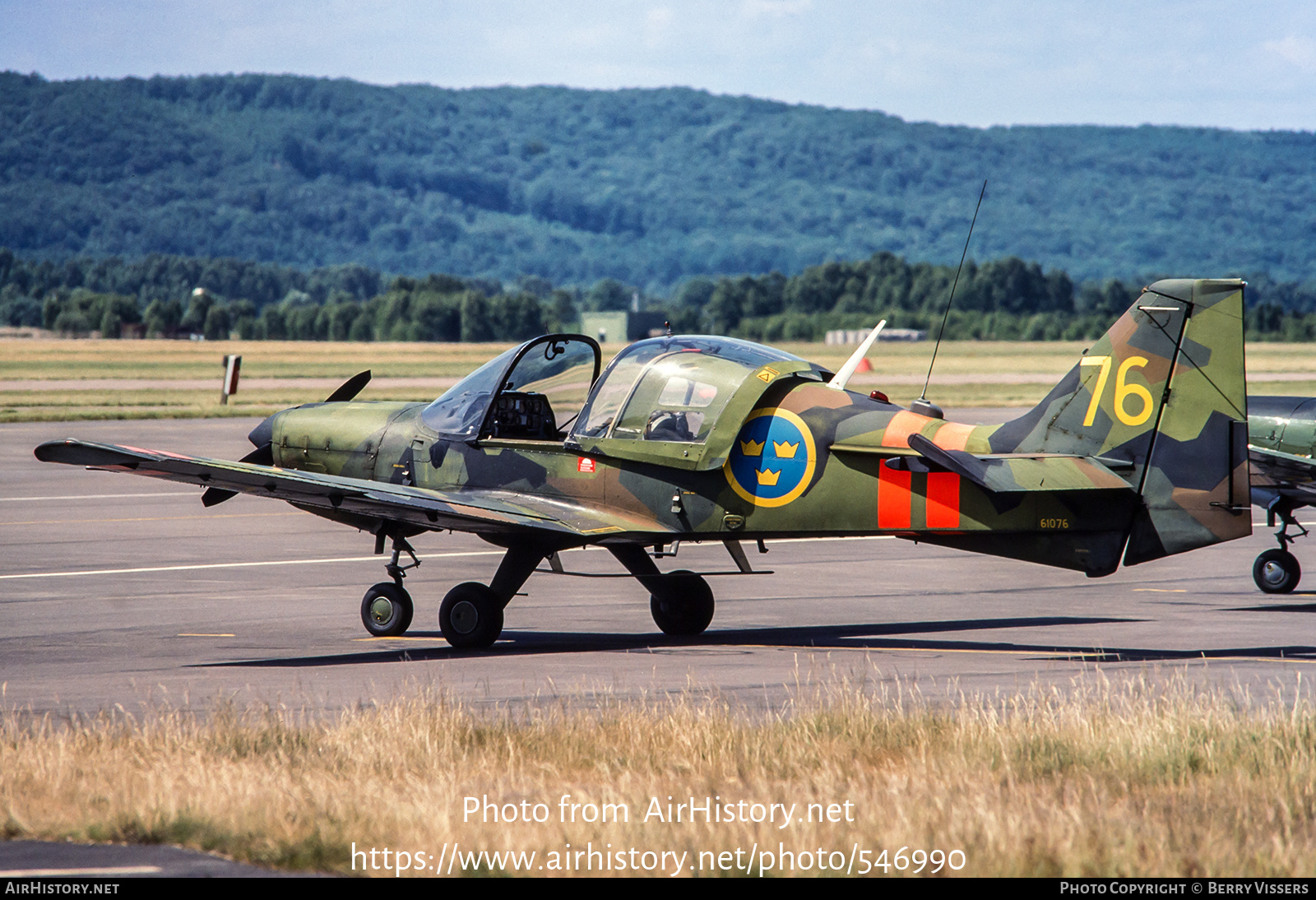 Aircraft Photo of 61076 | Scottish Aviation Sk61C Bulldog | Sweden - Air Force | AirHistory.net #546990