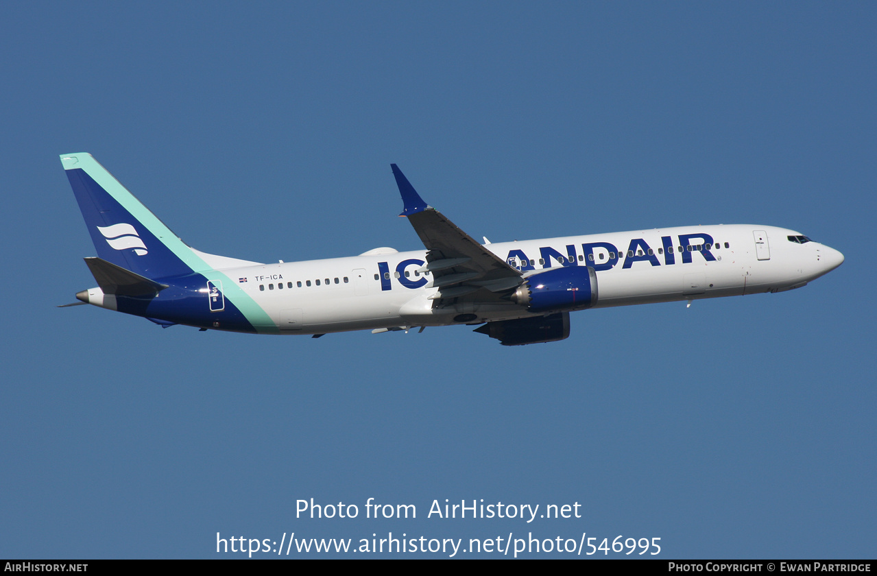 Aircraft Photo of TF-ICA | Boeing 737-9 Max 9 | Icelandair | AirHistory.net #546995