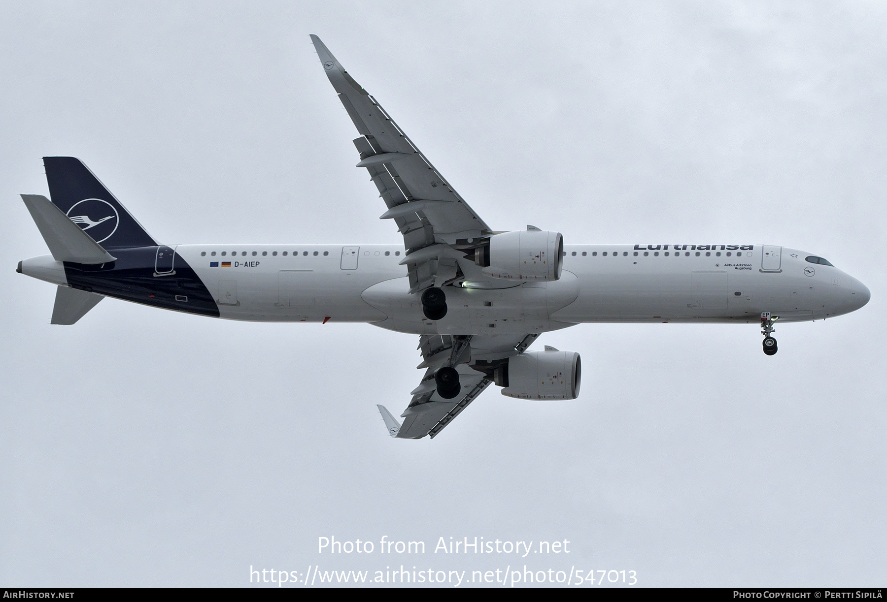 Aircraft Photo of D-AIEP | Airbus A321-271NX | Lufthansa | AirHistory.net #547013