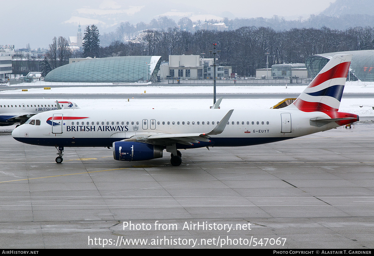 Aircraft Photo of G-EUYT | Airbus A320-232 | British Airways | AirHistory.net #547067