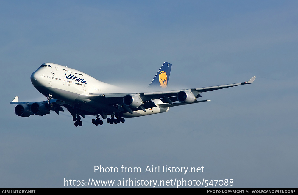 Aircraft Photo of D-ABVT | Boeing 747-430 | Lufthansa | AirHistory.net #547088