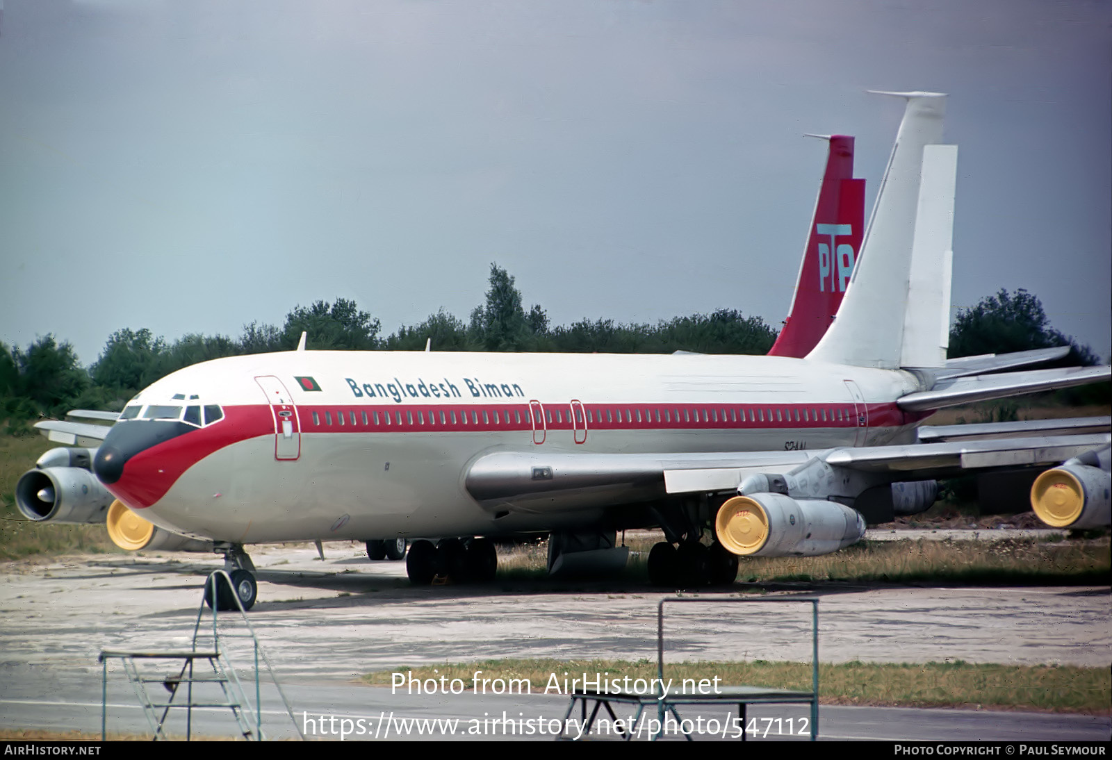 Aircraft Photo of S2-AAL | Boeing 707-139(B) | Bangladesh Biman | AirHistory.net #547112