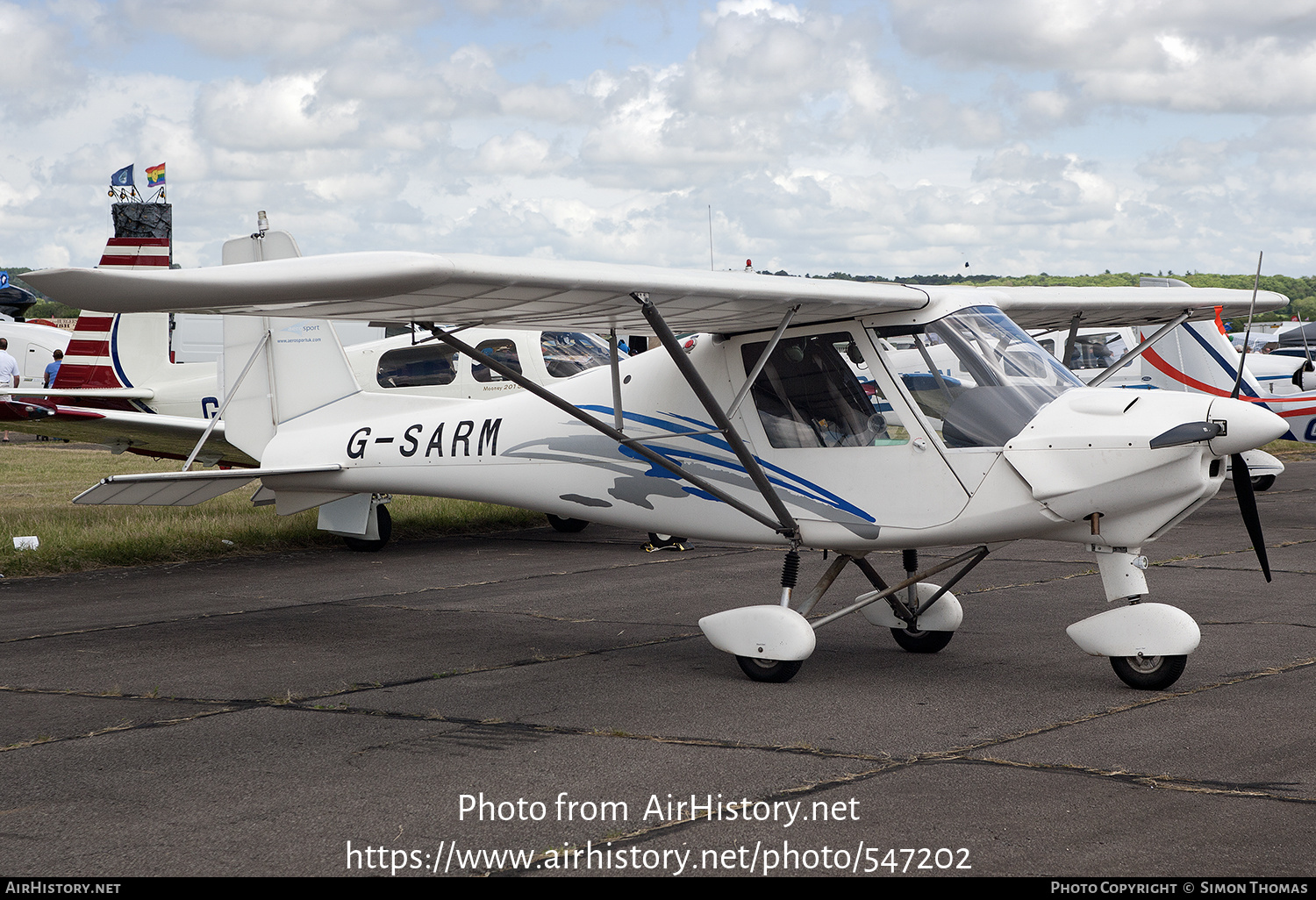 Aircraft Photo of G-SARM | Comco Ikarus C42-FB100 | AirHistory.net #547202