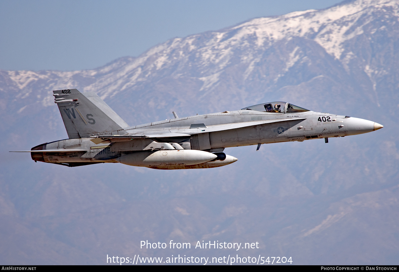 Aircraft Photo of 165196 | McDonnell Douglas F/A-18C Hornet | USA - Marines | AirHistory.net #547204