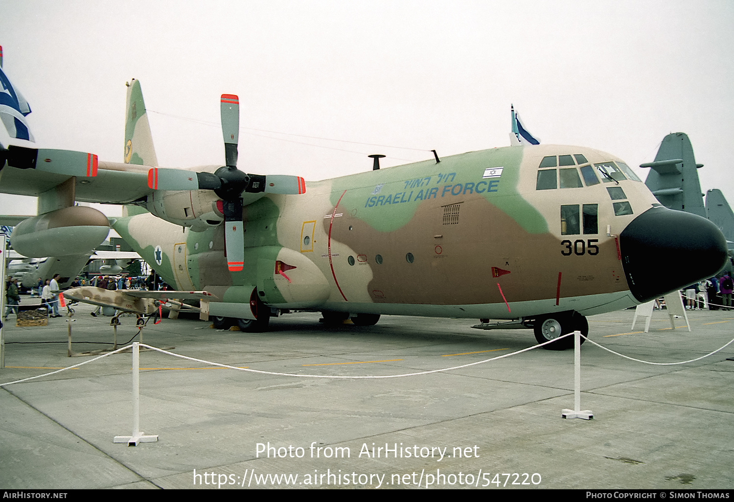 Aircraft Photo of 305 | Lockheed C-130E Hercules (L-382) (Karnaf) | Israel - Air Force | AirHistory.net #547220