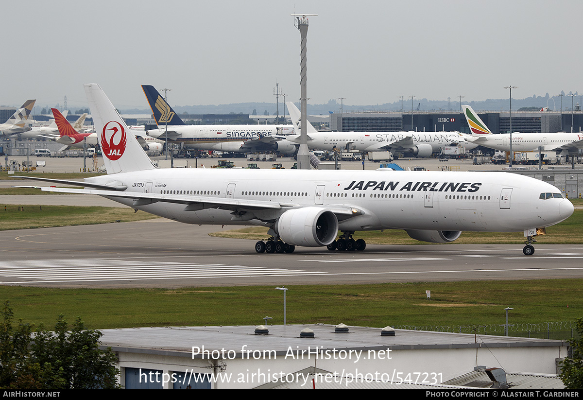 Aircraft Photo of JA731J | Boeing 777-346/ER | Japan Airlines - JAL | AirHistory.net #547231