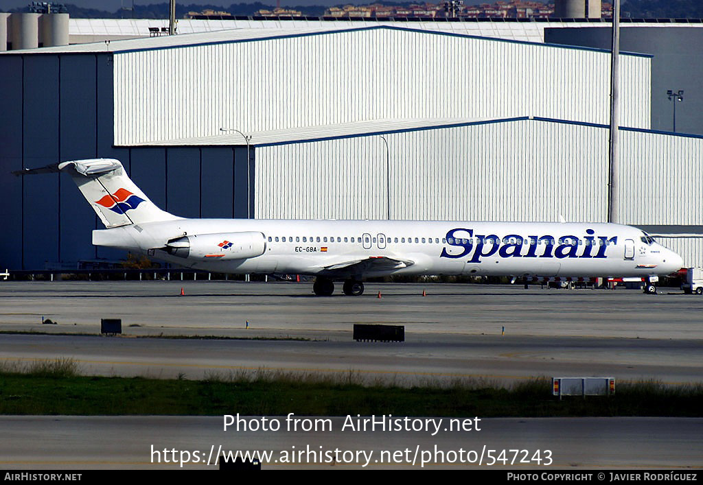 Aircraft Photo of EC-GBA | McDonnell Douglas MD-83 (DC-9-83) | Spanair | AirHistory.net #547243