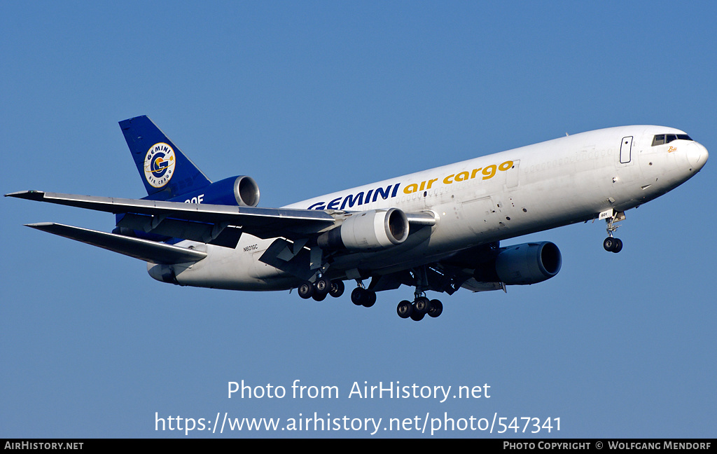 Aircraft Photo of N601GC | McDonnell Douglas DC-10-30(F) | Gemini Air Cargo | AirHistory.net #547341