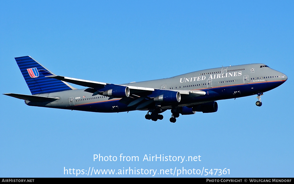 Aircraft Photo of N180UA | Boeing 747-422 | United Airlines | AirHistory.net #547361