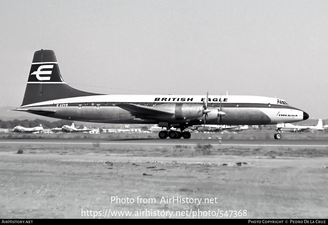 Aircraft Photo of G-AOVB | Bristol 175 Britannia 312 | British Eagle International Airlines | AirHistory.net #547368